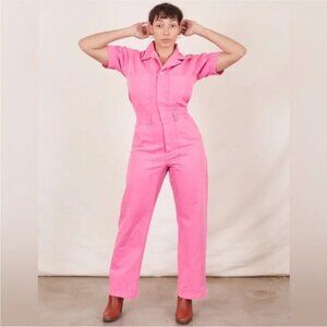 Big Bud Press Short Sleeve Jumpsuit in Bubblegum Pink